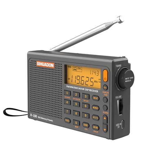 DSP SDRラジオ　新品未使用 Amazon.co.jp: SIHUADON R108 小型短波ラジオ ポータブル 高感度